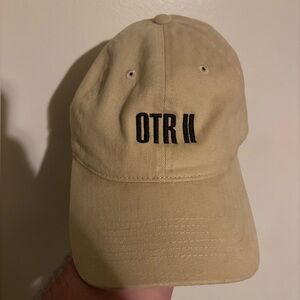 On The Run OTR II Tour Beige Cap with Black Embroidery
